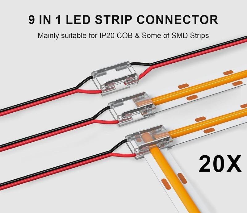 Conector de Tira LED COB Blanco